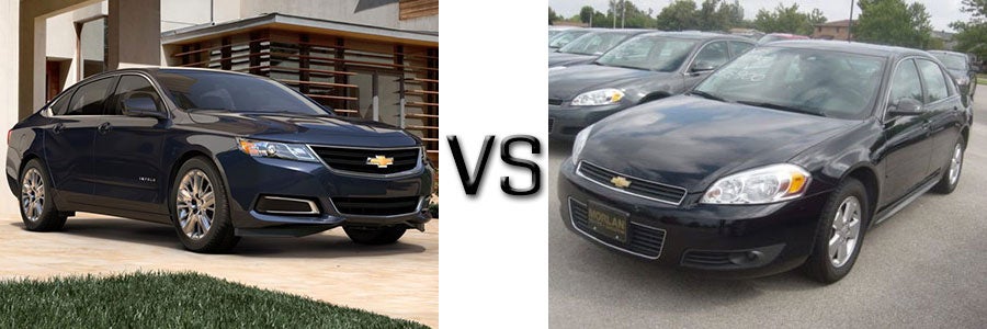 2016 Chevrolet Impala vs 2010 Impala sda/2016 Chevrolet Impala vs 2010 Impala Exterior
