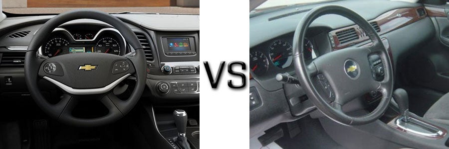 2016 Chevrolet Impala vs 2010 Impala sda/2016 Chevrolet Impala vs 2010 Impala Interior